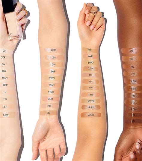 dior forever skin glow foundation 3wo|dior forever foundation color chart.